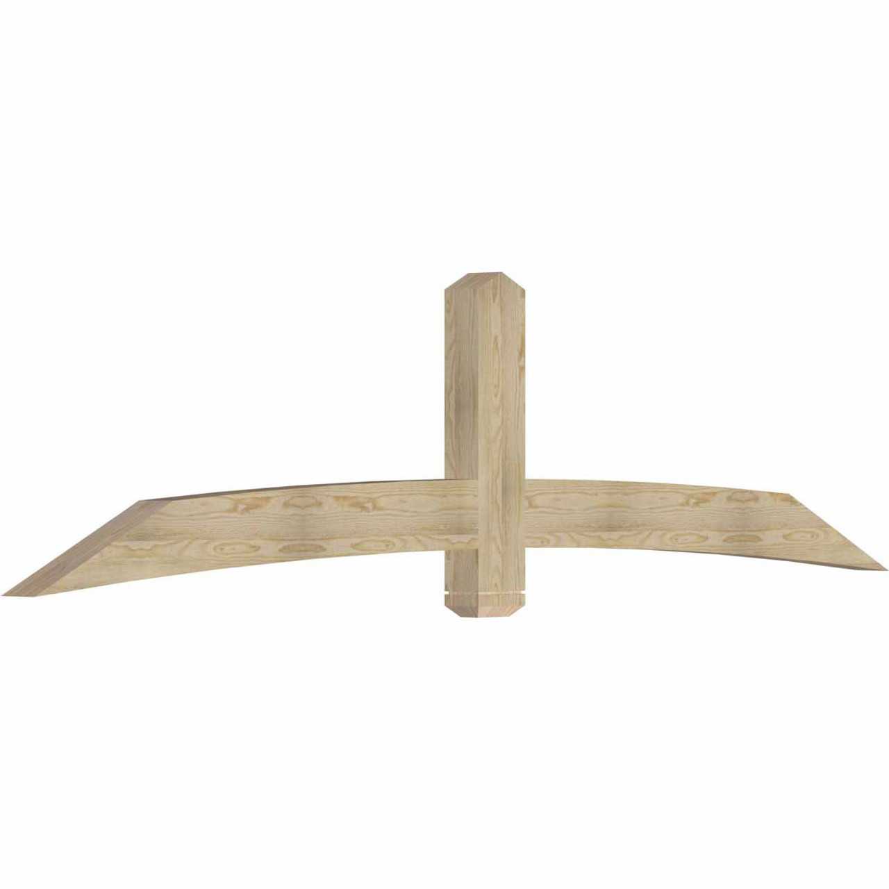 6/12 Pitch Bellingham Rough Sawn Timber Gable Bracket GBW108X27X0406BEL00RDF