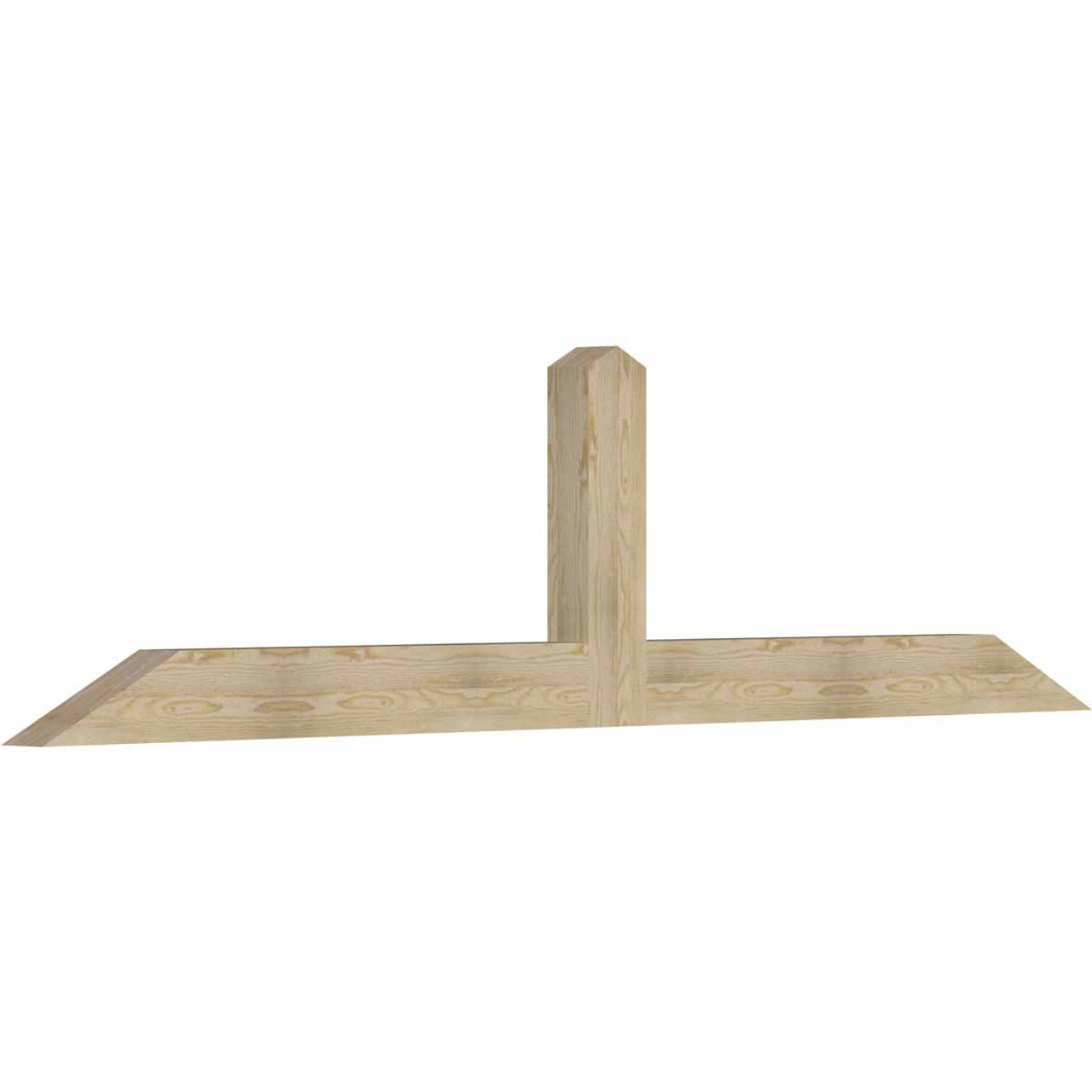 6/12 Pitch Portland Rough Sawn Timber Gable Bracket GBW108X27X0406POR00RDF