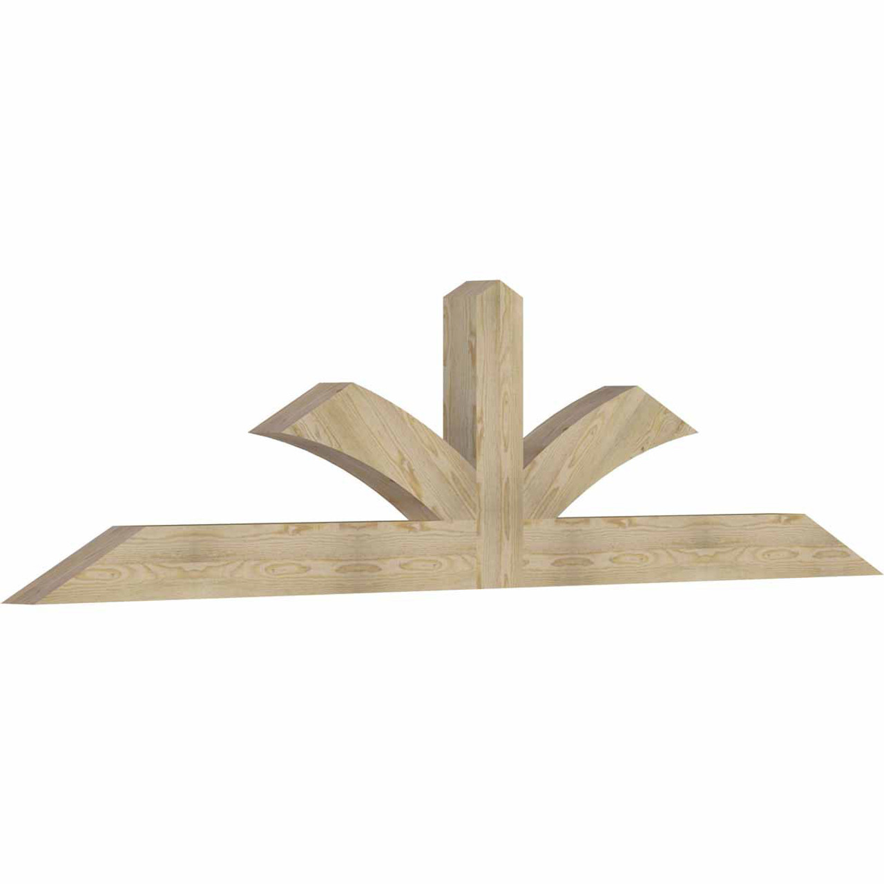 6/12 Pitch Richland Rough Sawn Timber Gable Bracket GBW108X27X0406RIC00RDF