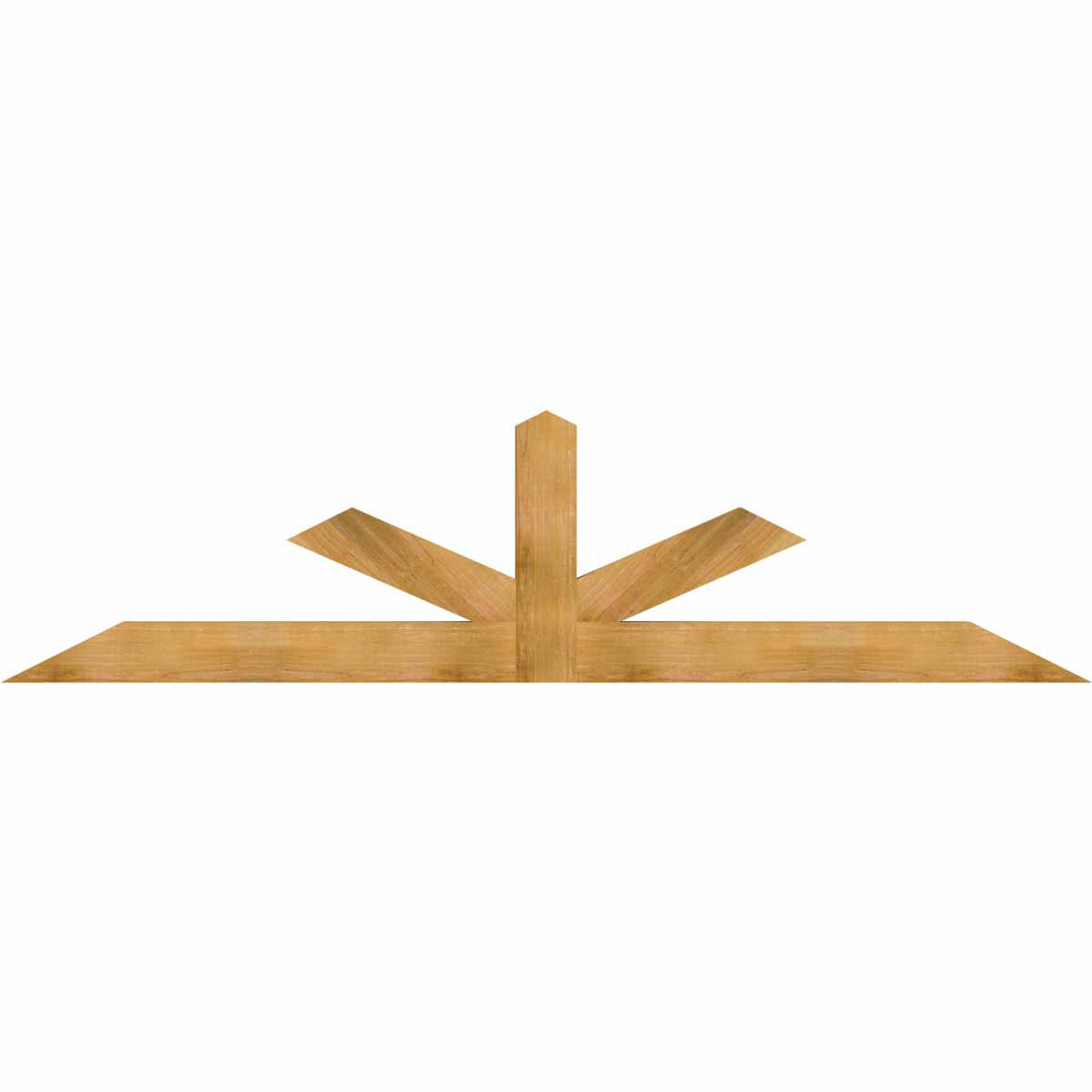 6/12 Pitch Saratoga Rough Sawn Timber Gable Bracket GBW108X27X0406SAR00RWR