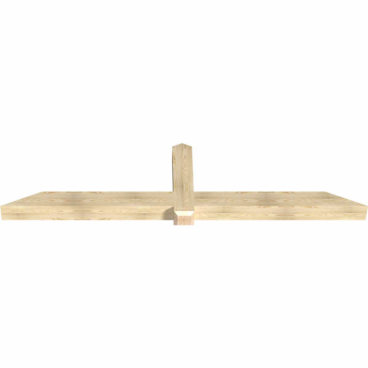 6/12 Pitch Eugene Rough Sawn Timber Gable Bracket GBW108X27X0606EUG00RDF