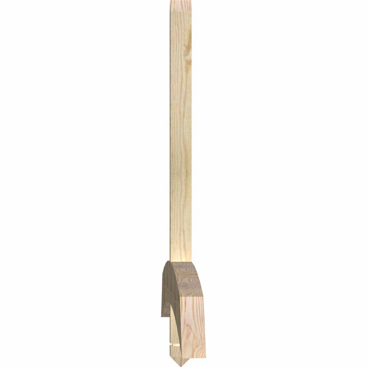 7/12 Pitch Bellingham Rough Sawn Timber Gable Bracket GBW108X31X0204BEL00RDF