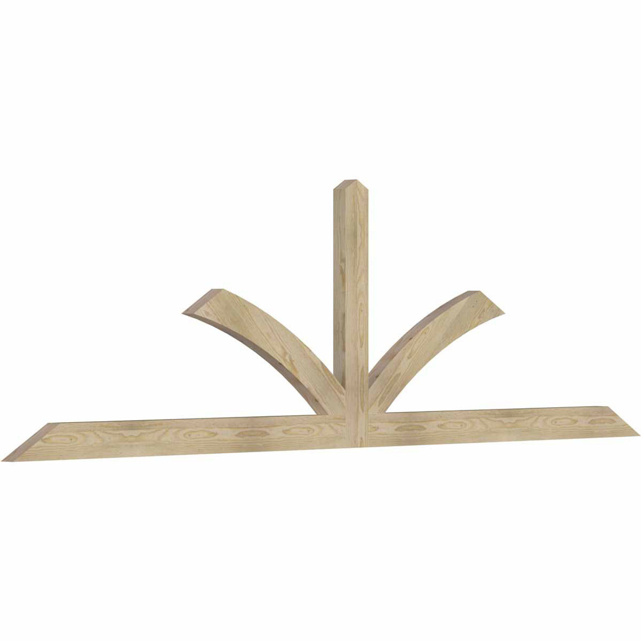 7/12 Pitch Richland Rough Sawn Timber Gable Bracket GBW108X31X0204RIC00RDF