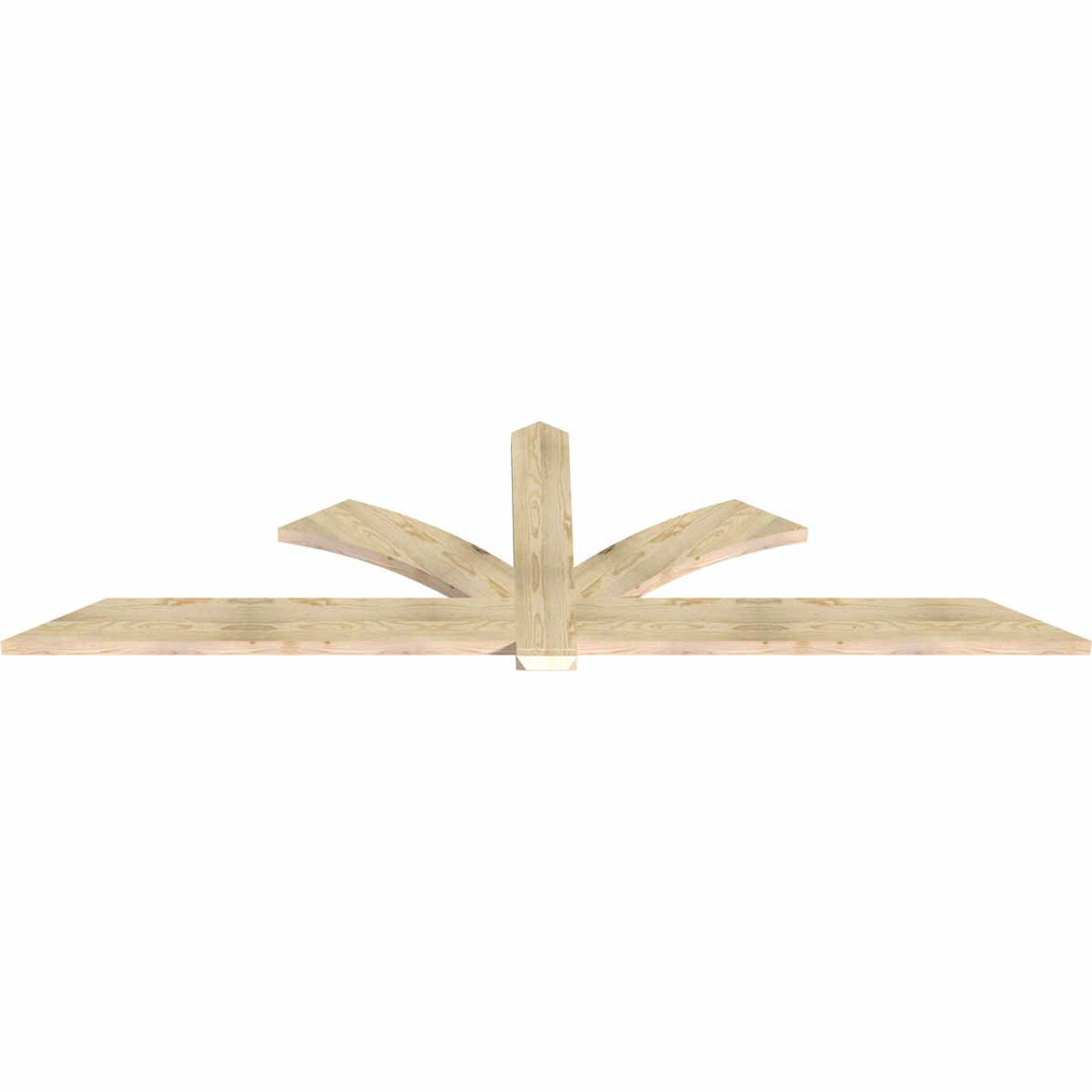 7/12 Pitch Redmond Rough Sawn Timber Gable Bracket GBW108X31X0206RED00RDF