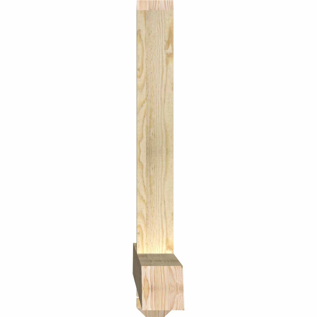 7/12 Pitch Eugene Rough Sawn Timber Gable Bracket GBW108X31X0404EUG00RDF