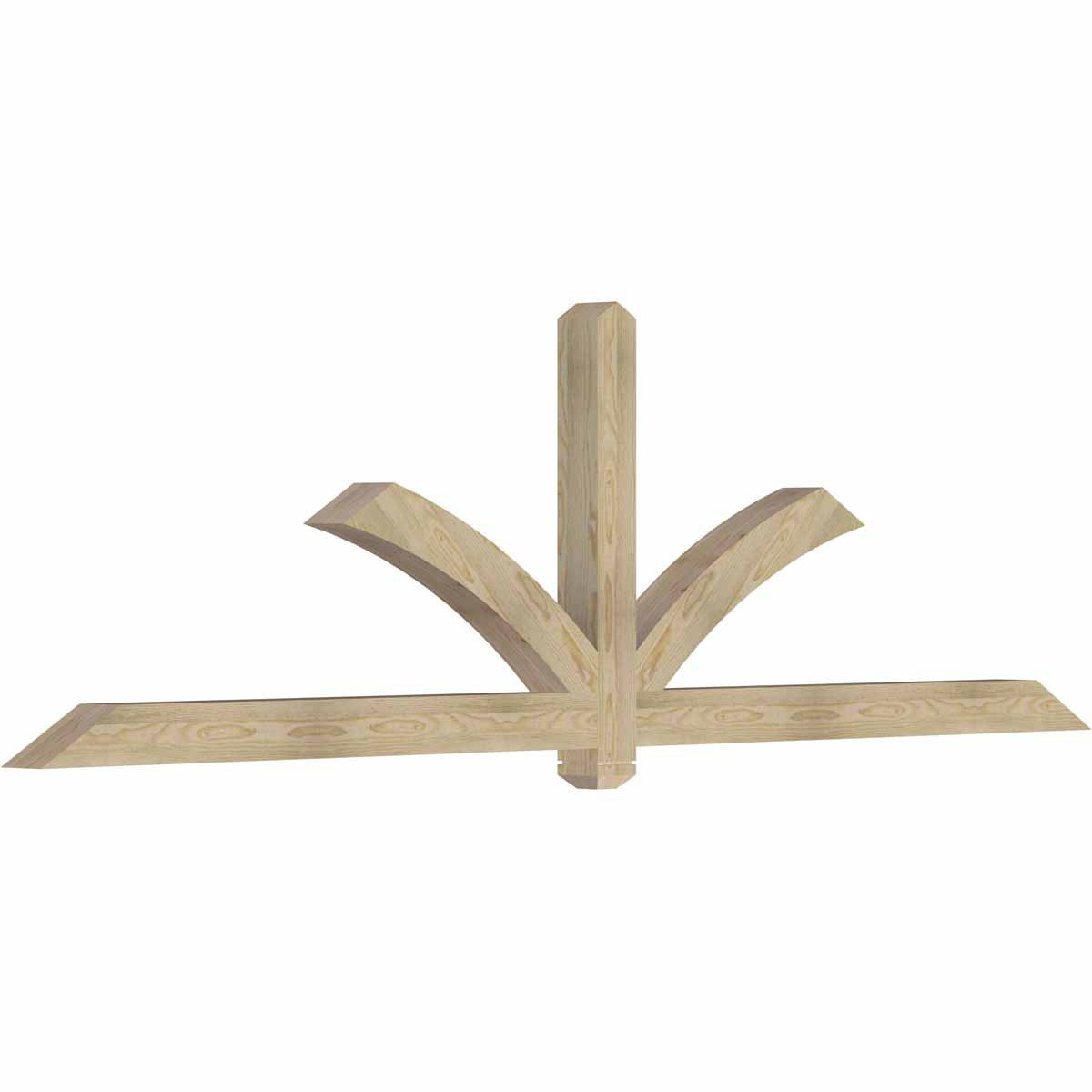 7/12 Pitch Redmond Rough Sawn Timber Gable Bracket GBW108X31X0404RED00RDF