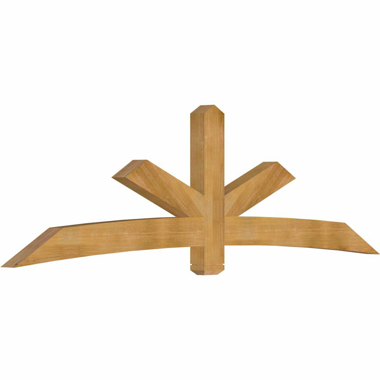 7/12 Pitch Alberta Rough Sawn Timber Gable Bracket GBW108X31X0406ALB00RWR