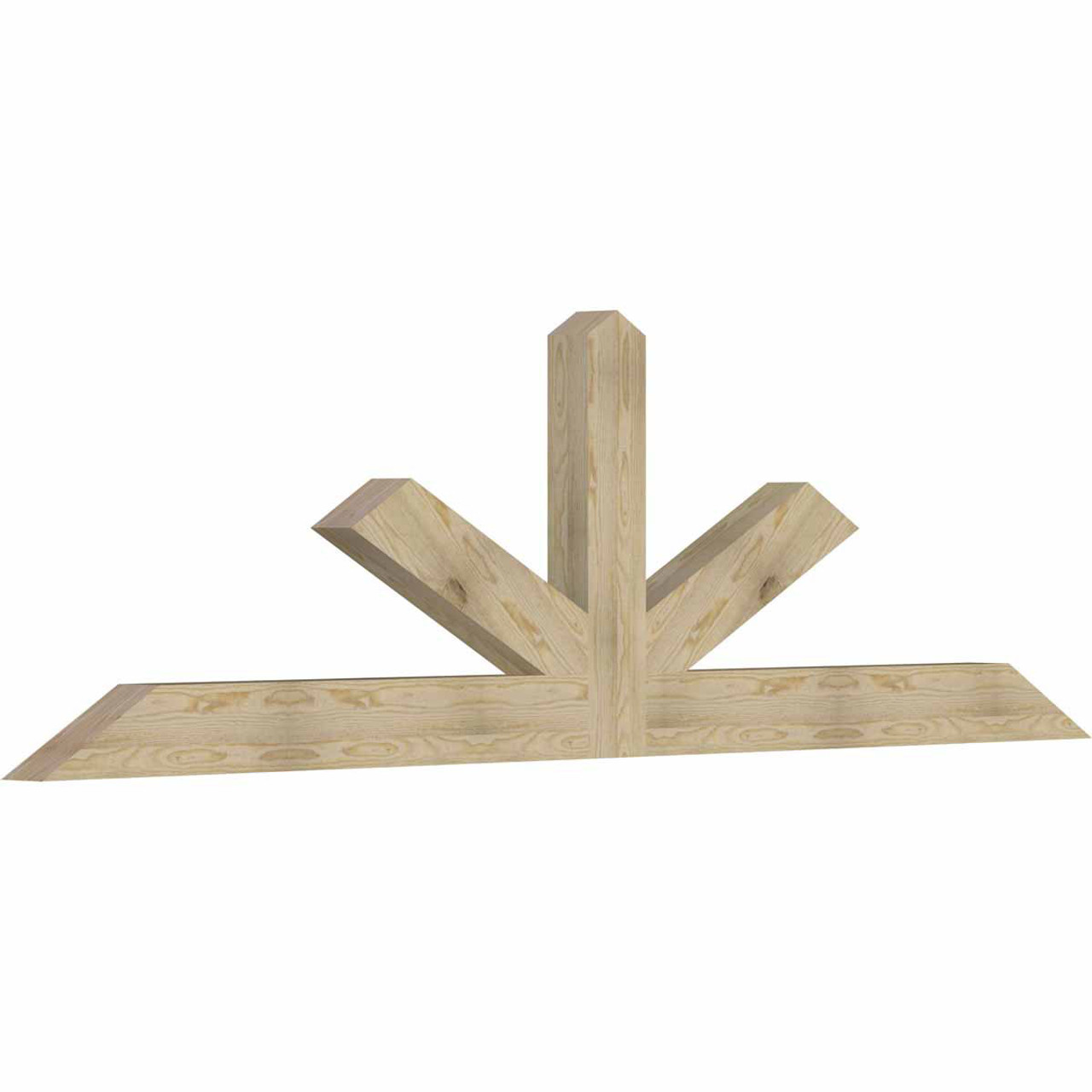 7/12 Pitch Saratoga Rough Sawn Timber Gable Bracket GBW108X31X0406SAR00RDF