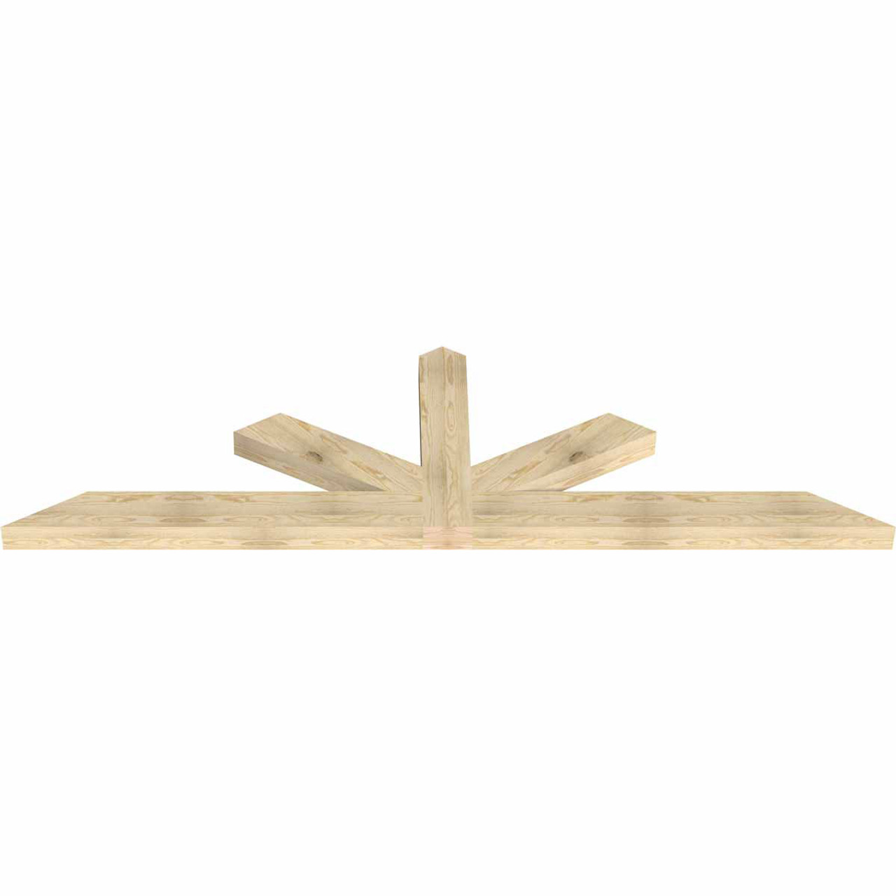 7/12 Pitch Saratoga Rough Sawn Timber Gable Bracket GBW108X31X0406SAR00RDF