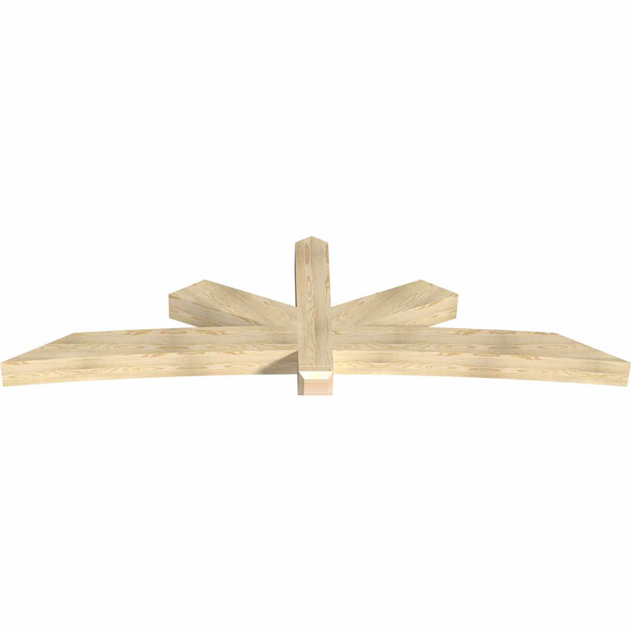 7/12 Pitch Alberta Rough Sawn Timber Gable Bracket GBW108X31X0606ALB00RDF