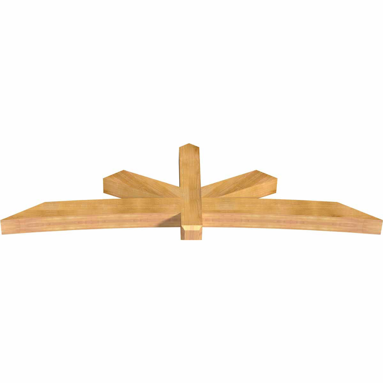 7/12 Pitch Alberta Rough Sawn Timber Gable Bracket GBW108X31X0606ALB00RWR