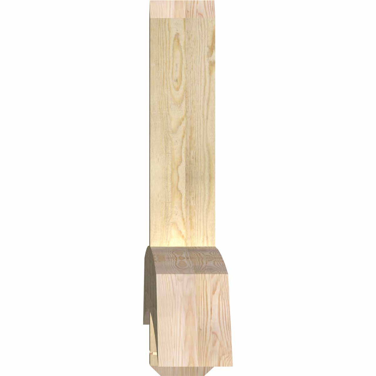 7/12 Pitch Bellingham Rough Sawn Timber Gable Bracket GBW108X31X0606BEL00RDF