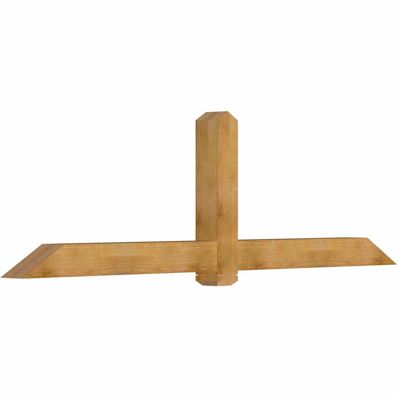 7/12 Pitch Eugene Rough Sawn Timber Gable Bracket GBW108X31X0606EUG00RWR