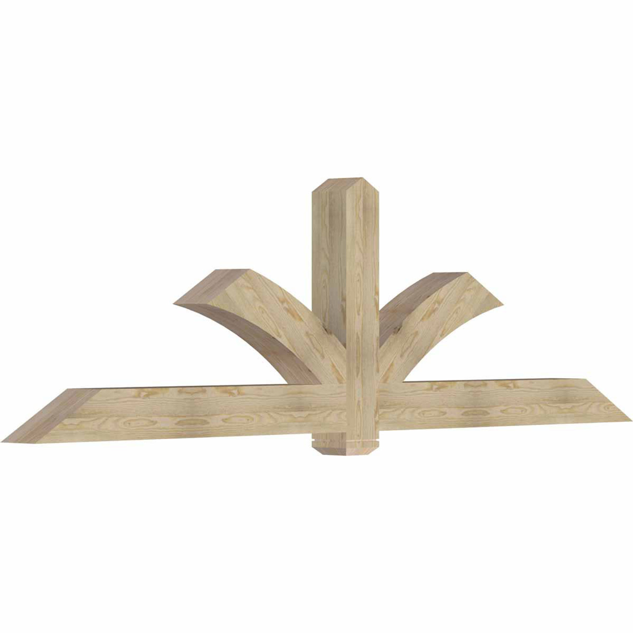 7/12 Pitch Redmond Rough Sawn Timber Gable Bracket GBW108X31X0606RED00RDF