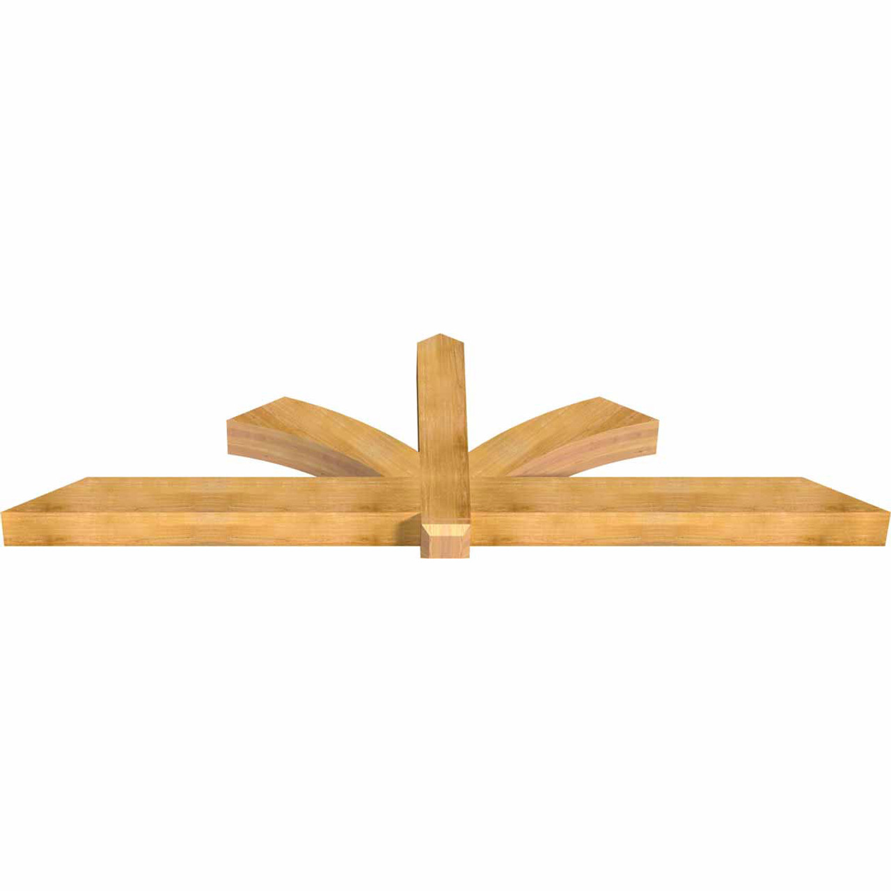 7/12 Pitch Redmond Rough Sawn Timber Gable Bracket GBW108X31X0606RED00RWR