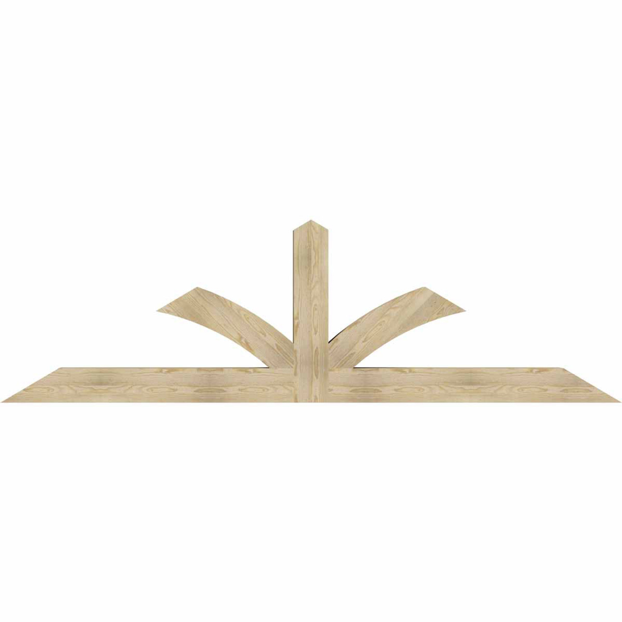 7/12 Pitch Richland Rough Sawn Timber Gable Bracket GBW108X31X0606RIC00RDF