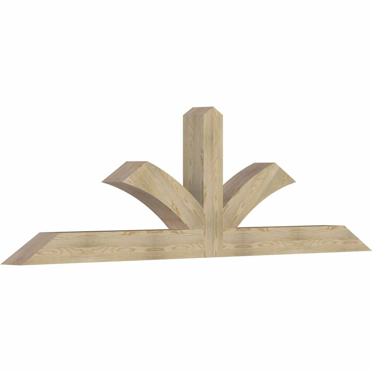 7/12 Pitch Richland Rough Sawn Timber Gable Bracket GBW108X31X0606RIC00RDF