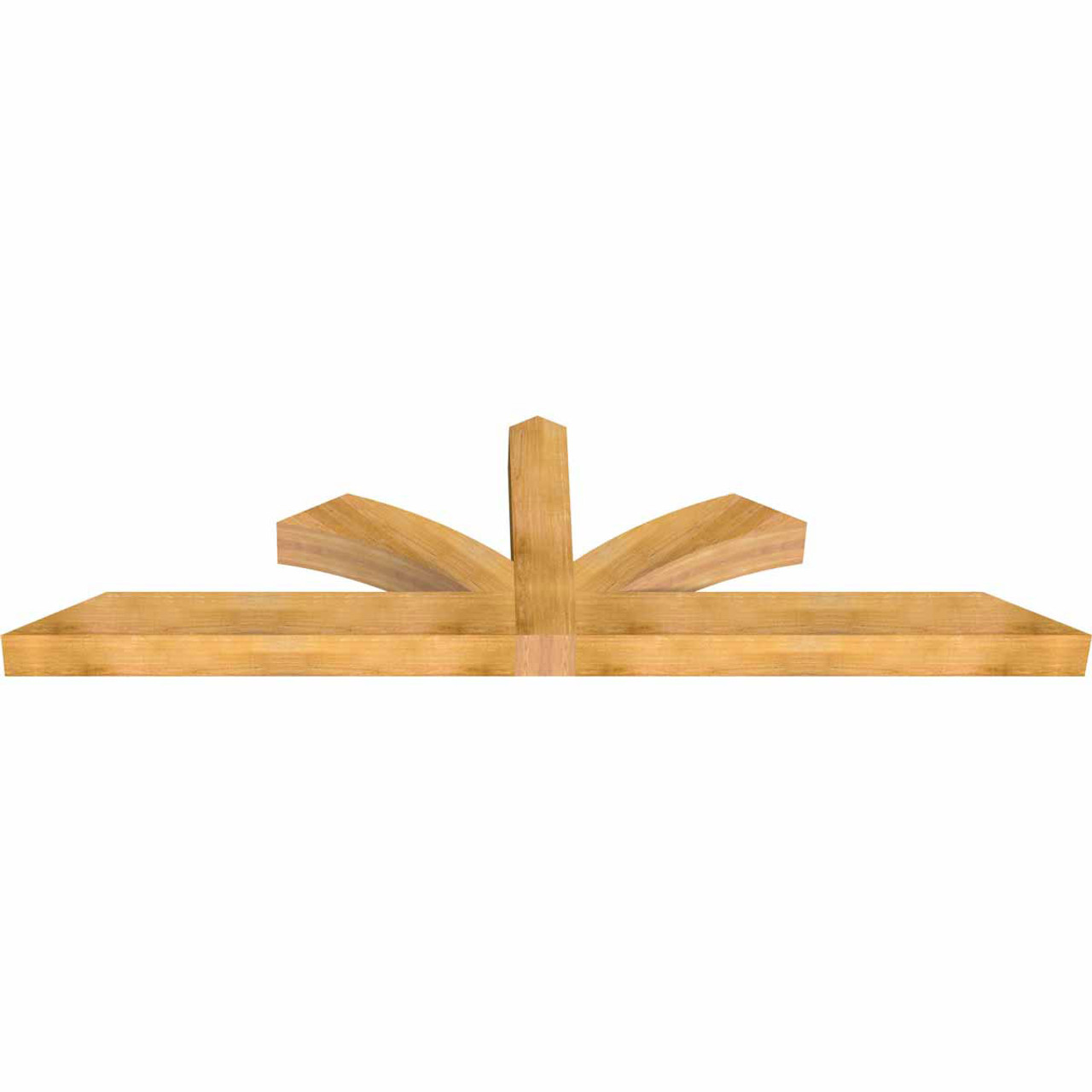 7/12 Pitch Richland Rough Sawn Timber Gable Bracket GBW108X31X0606RIC00RWR