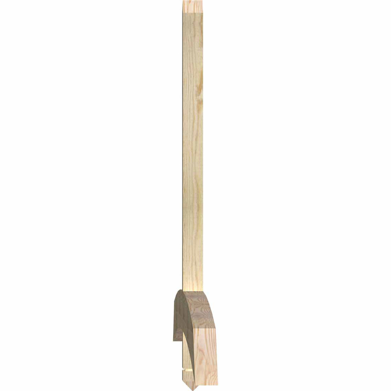 8/12 Pitch Bellingham Rough Sawn Timber Gable Bracket GBW108X36X0204BEL00RDF