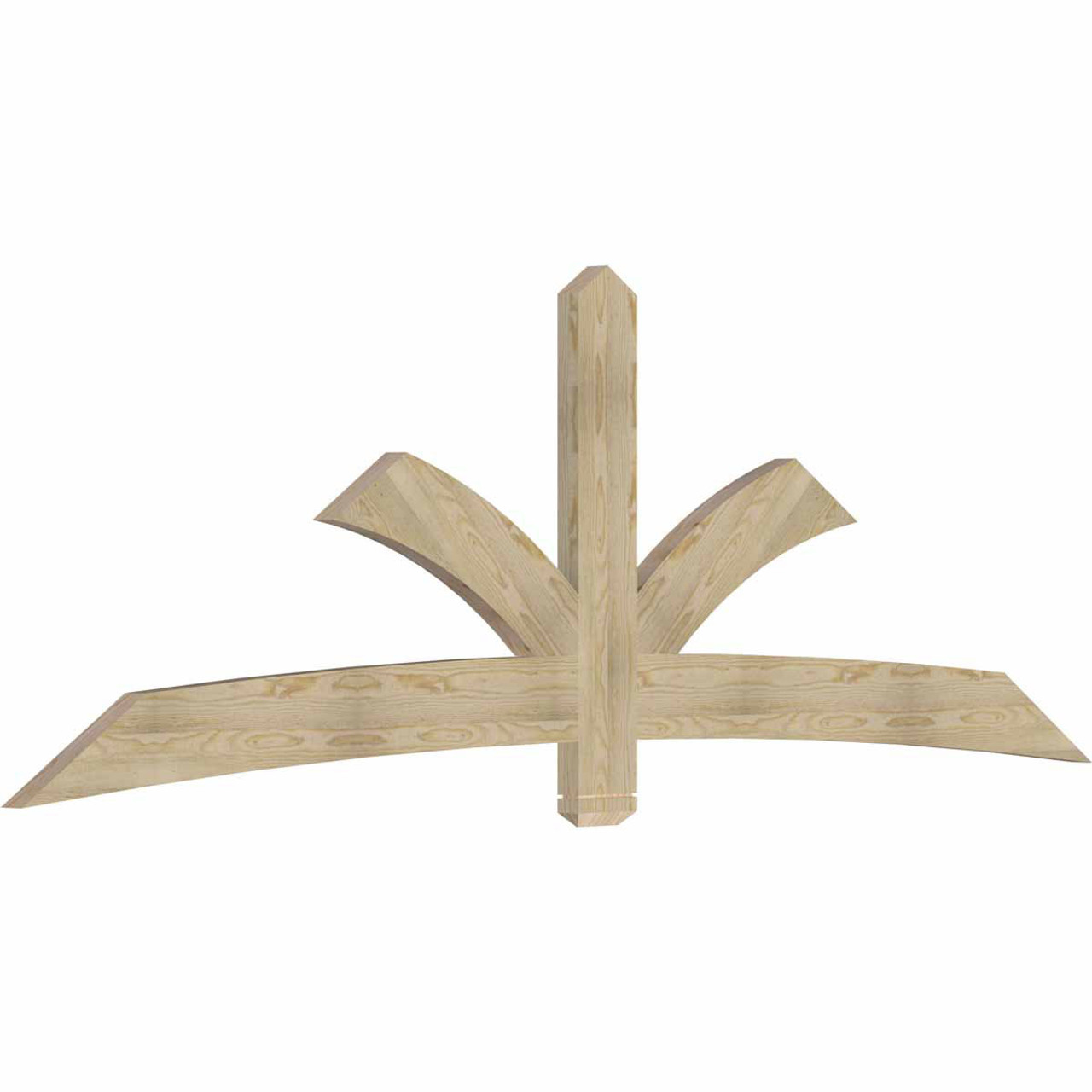 8/12 Pitch Davenport Rough Sawn Timber Gable Bracket GBW108X36X0206DAV00RDF