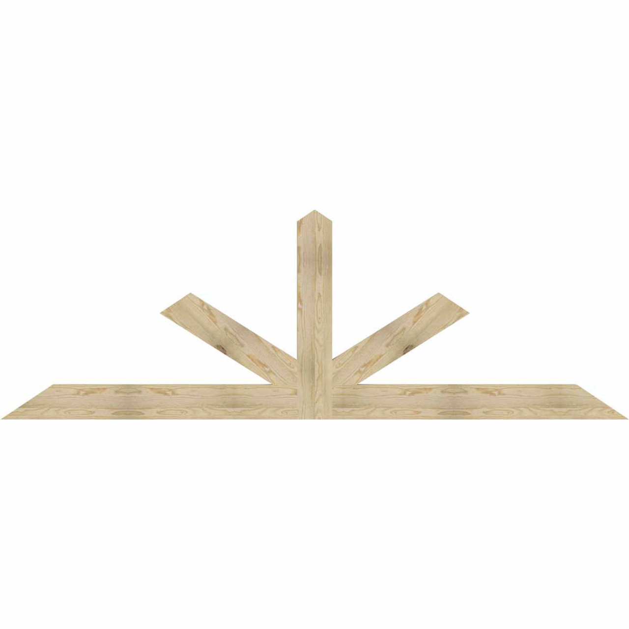 8/12 Pitch Saratoga Rough Sawn Timber Gable Bracket GBW108X36X0206SAR00RDF