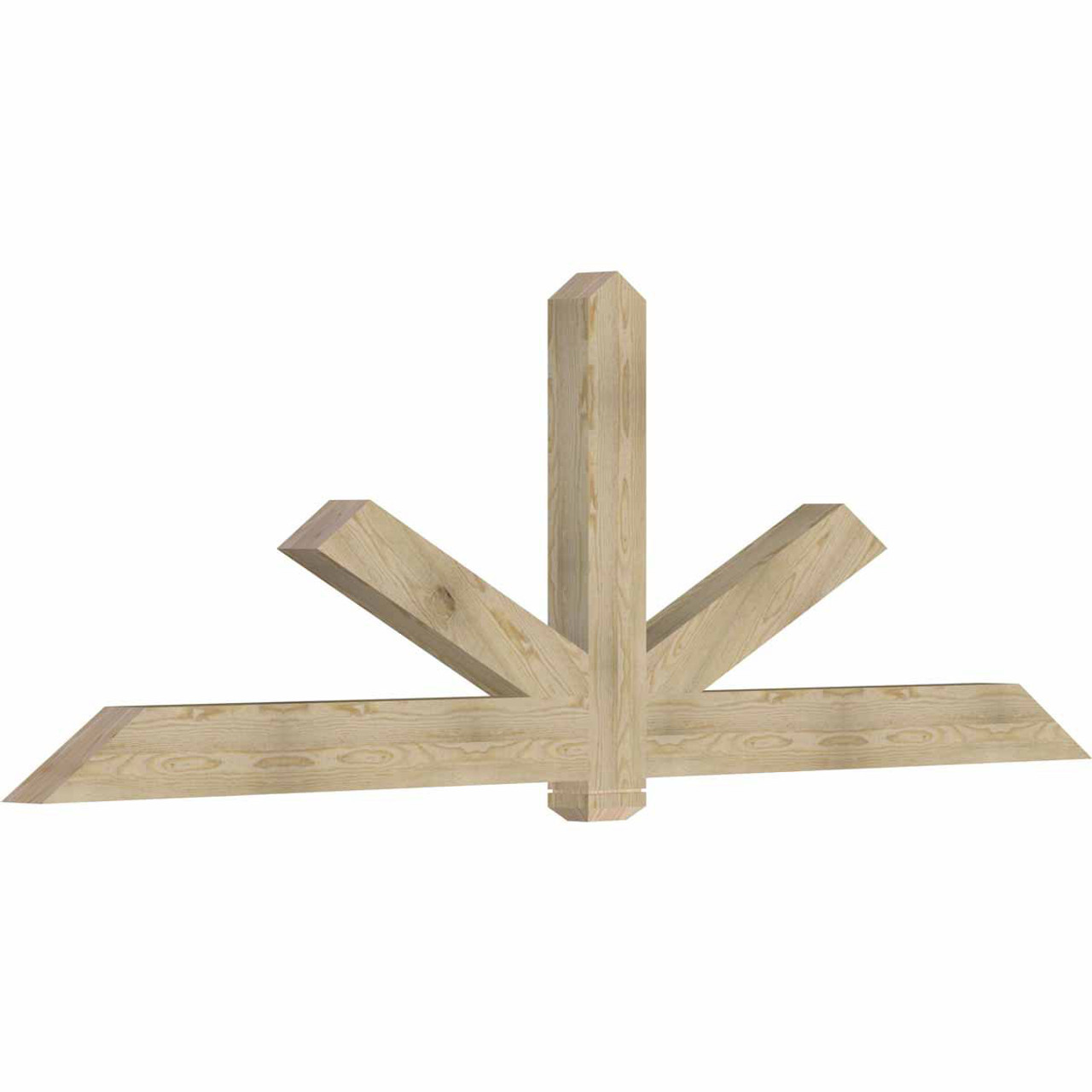 8/12 Pitch Kennewick Rough Sawn Timber Gable Bracket GBW108X36X0406KEN00RDF