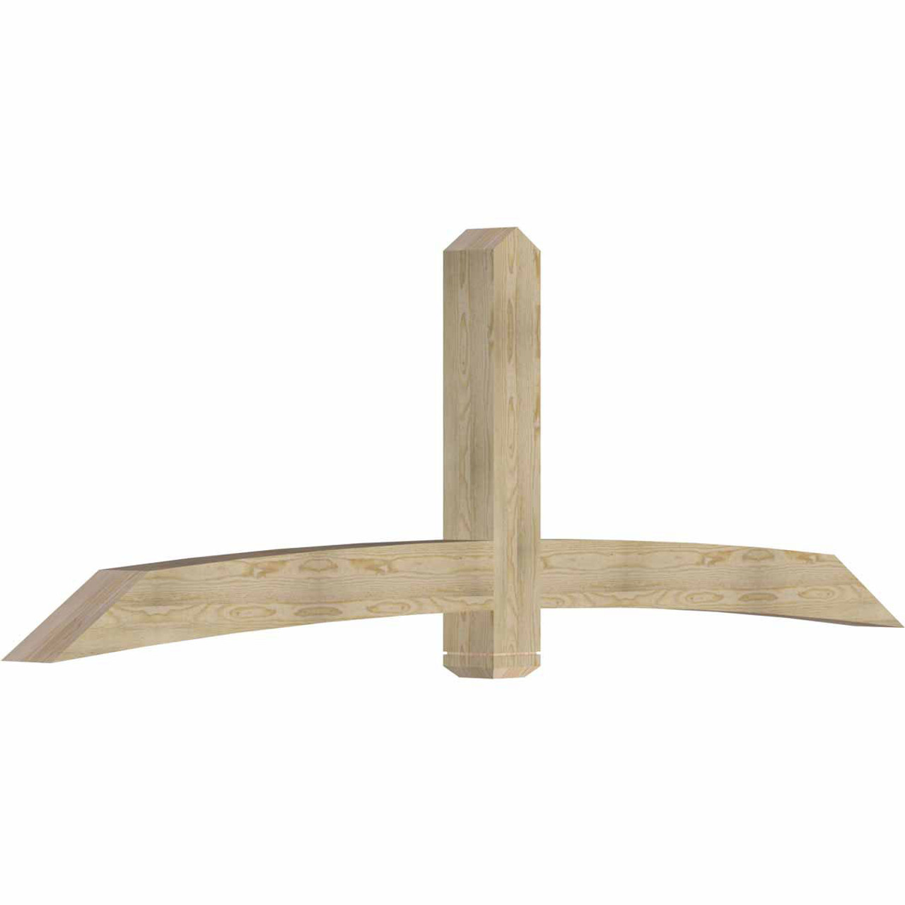 8/12 Pitch Bellingham Rough Sawn Timber Gable Bracket GBW108X36X0606BEL00RDF