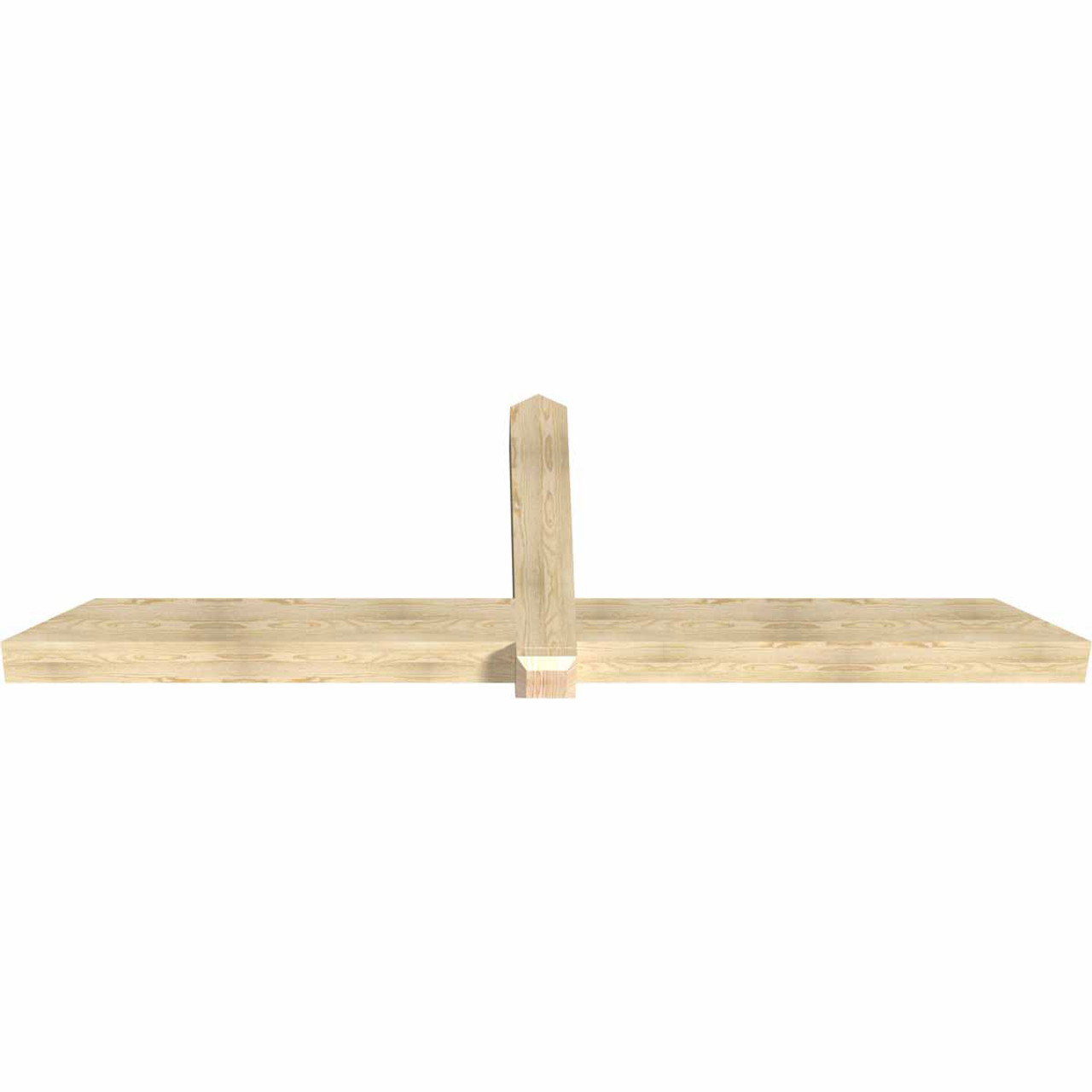 8/12 Pitch Eugene Rough Sawn Timber Gable Bracket GBW108X36X0606EUG00RDF