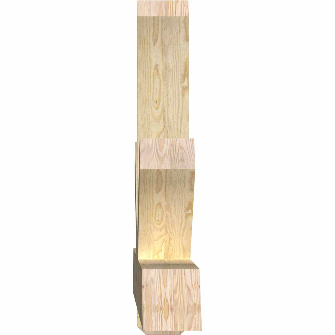 8/12 Pitch Kennewick Rough Sawn Timber Gable Bracket GBW108X36X0606KEN00RDF