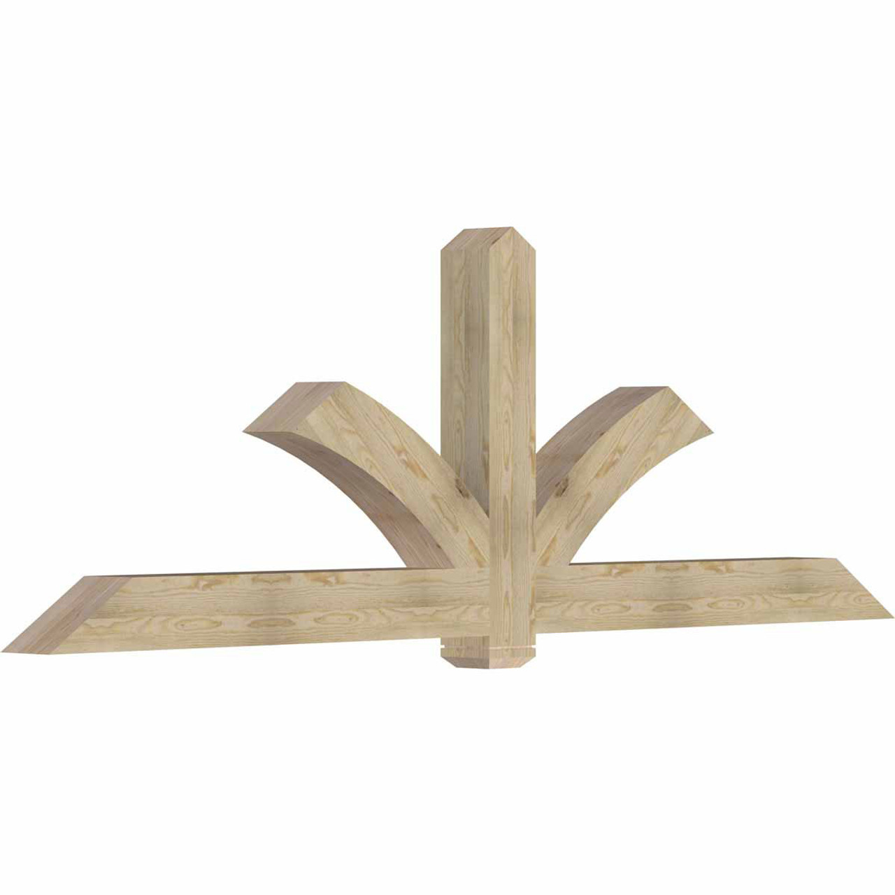 8/12 Pitch Redmond Rough Sawn Timber Gable Bracket GBW108X36X0606RED00RDF