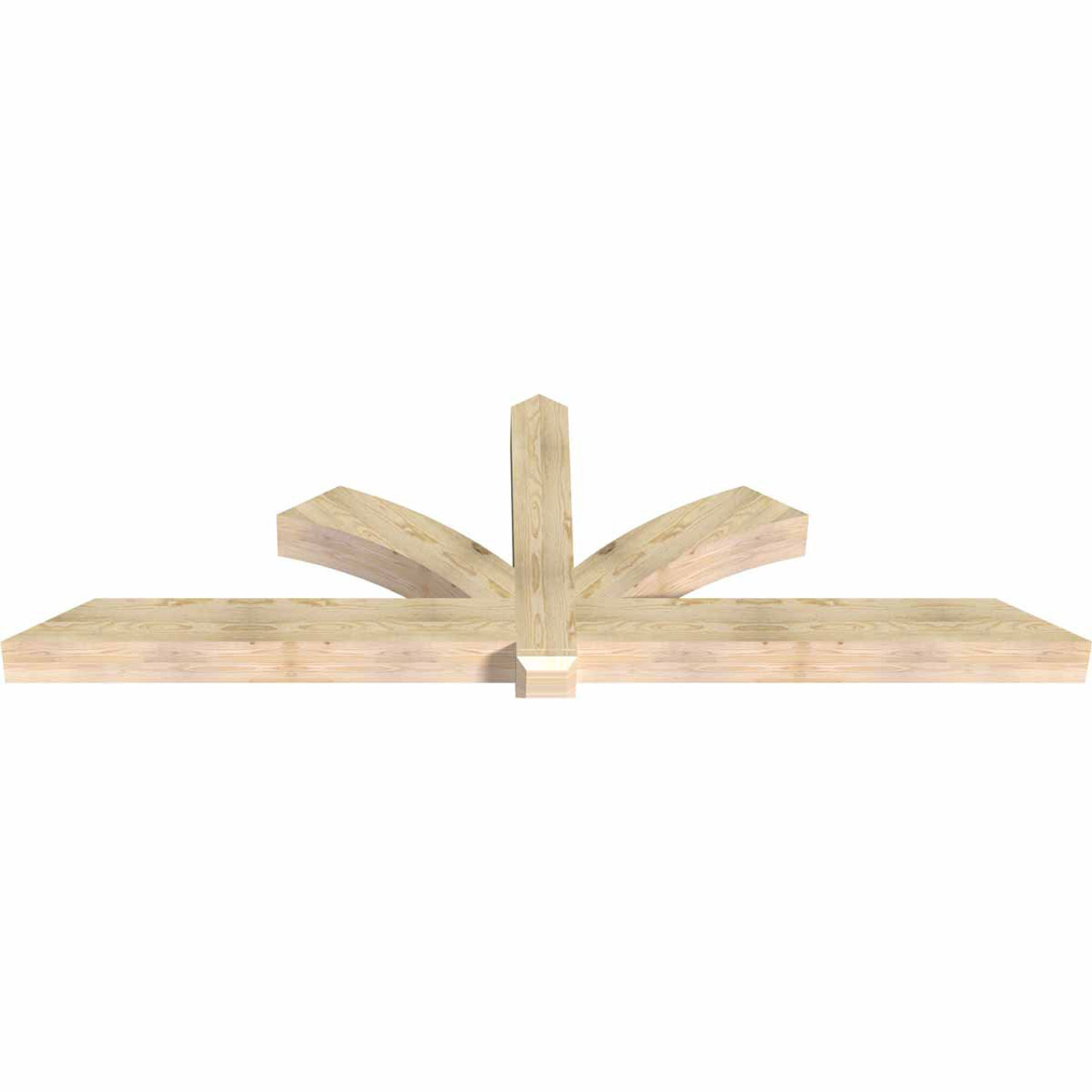 8/12 Pitch Redmond Rough Sawn Timber Gable Bracket GBW108X36X0606RED00RDF