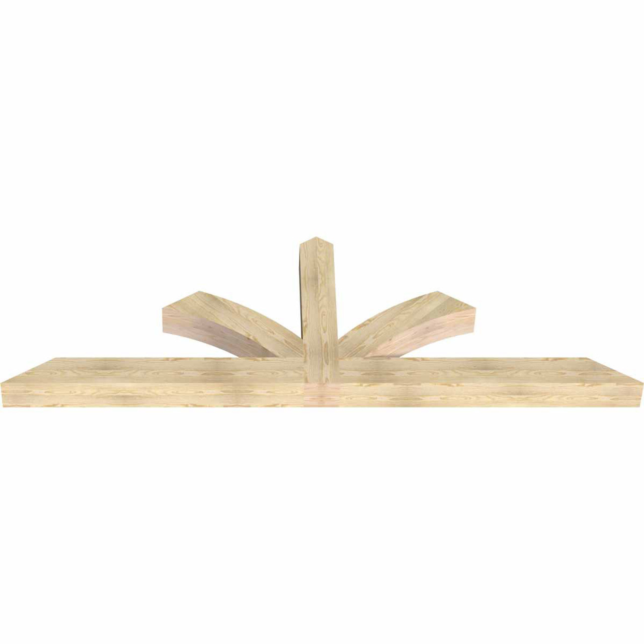 8/12 Pitch Richland Rough Sawn Timber Gable Bracket GBW108X36X0606RIC00RDF