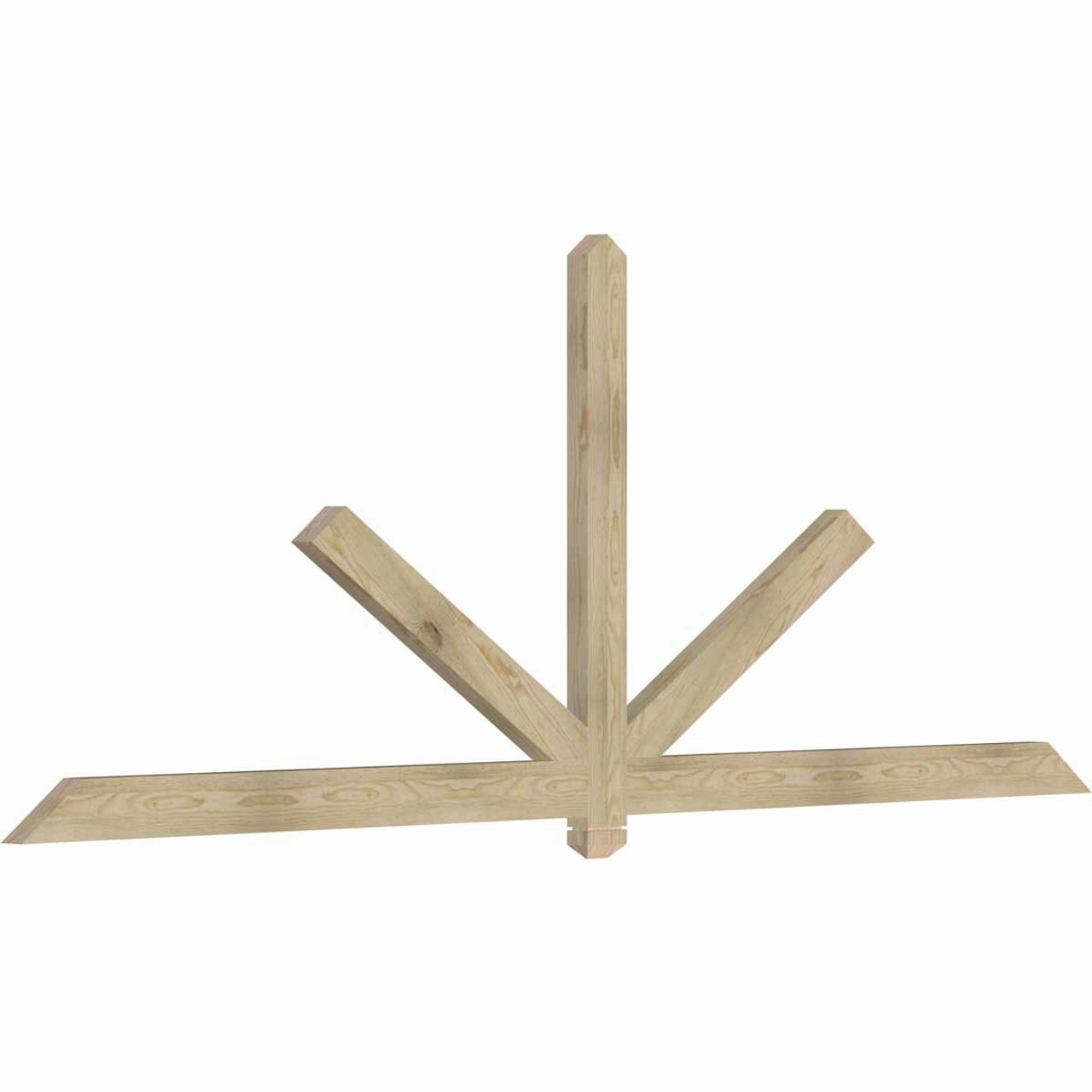 9/12 Pitch Kennewick Rough Sawn Timber Gable Bracket GBW108X40X0204KEN00RDF