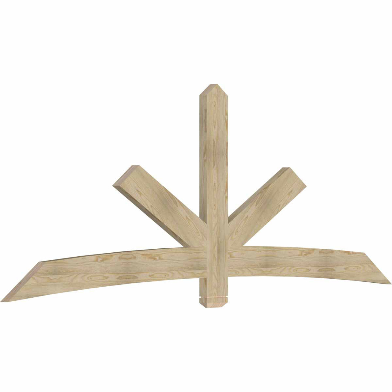 9/12 Pitch Alberta Rough Sawn Timber Gable Bracket GBW108X40X0206ALB00RDF