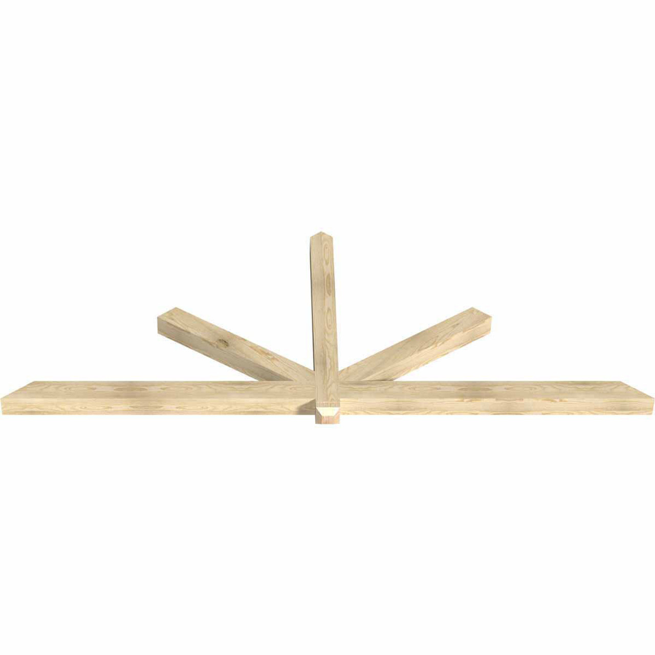 9/12 Pitch Kennewick Rough Sawn Timber Gable Bracket GBW108X40X0404KEN00RDF