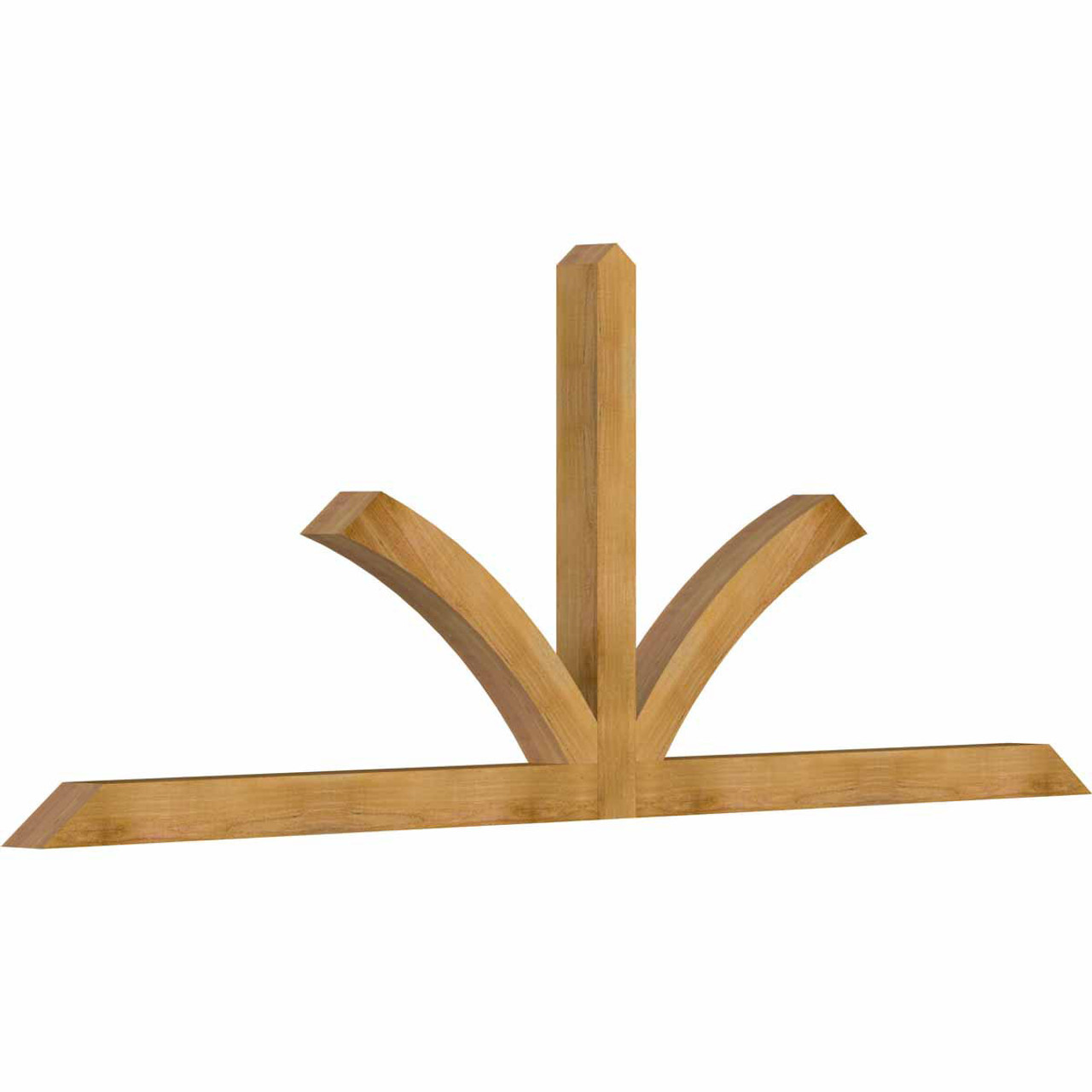 9/12 Pitch Richland Rough Sawn Timber Gable Bracket GBW108X40X0404RIC00RWR