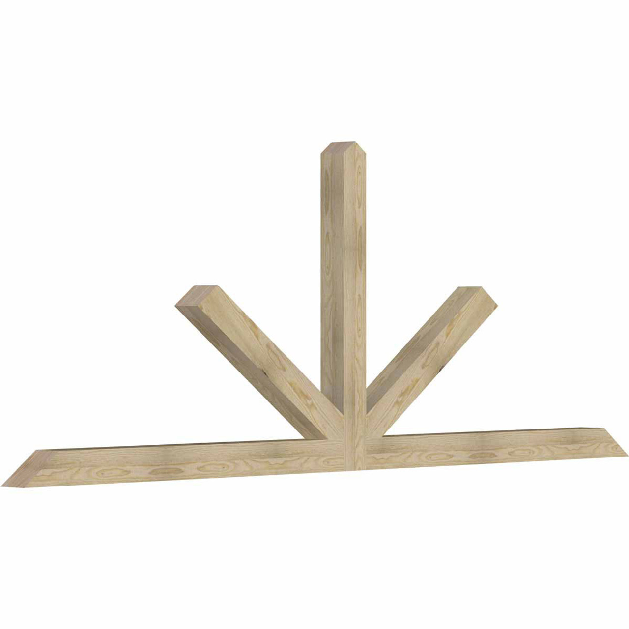 9/12 Pitch Saratoga Rough Sawn Timber Gable Bracket GBW108X40X0404SAR00RDF