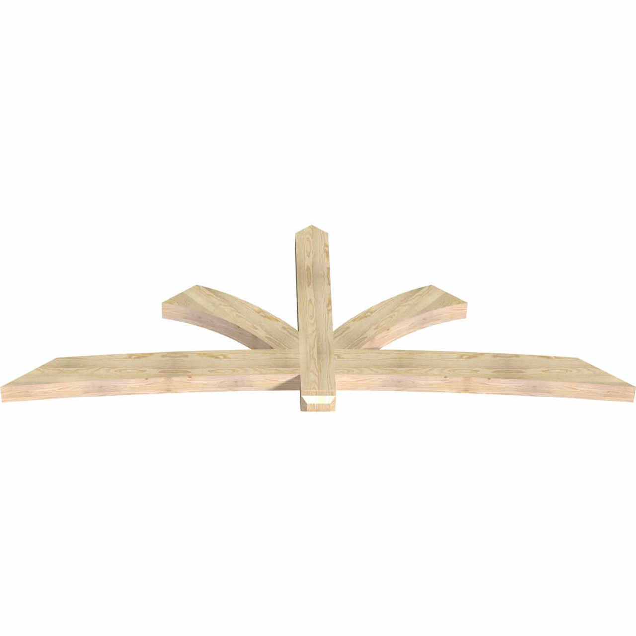 9/12 Pitch Davenport Rough Sawn Timber Gable Bracket GBW108X40X0406DAV00RDF