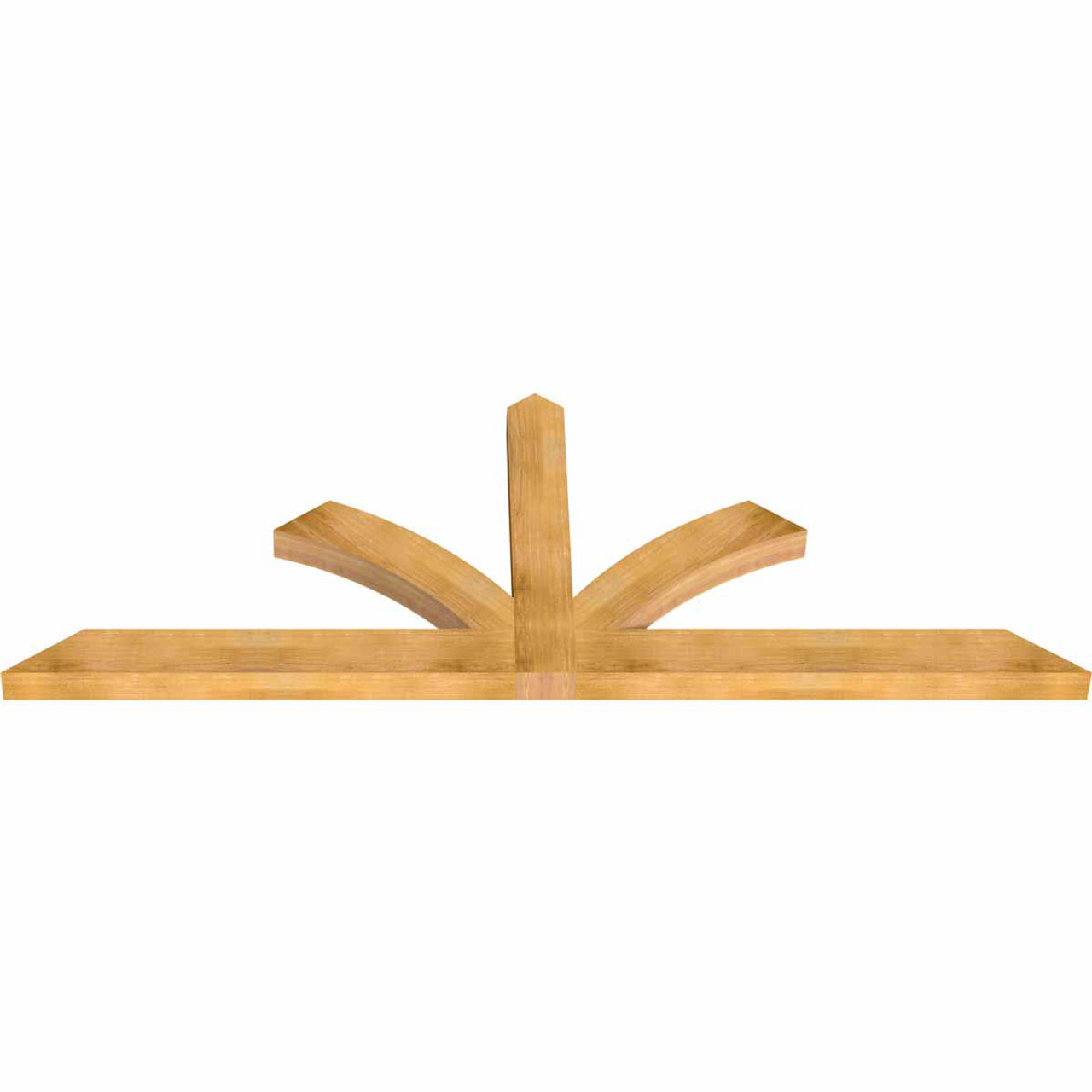 9/12 Pitch Richland Rough Sawn Timber Gable Bracket GBW108X40X0406RIC00RWR