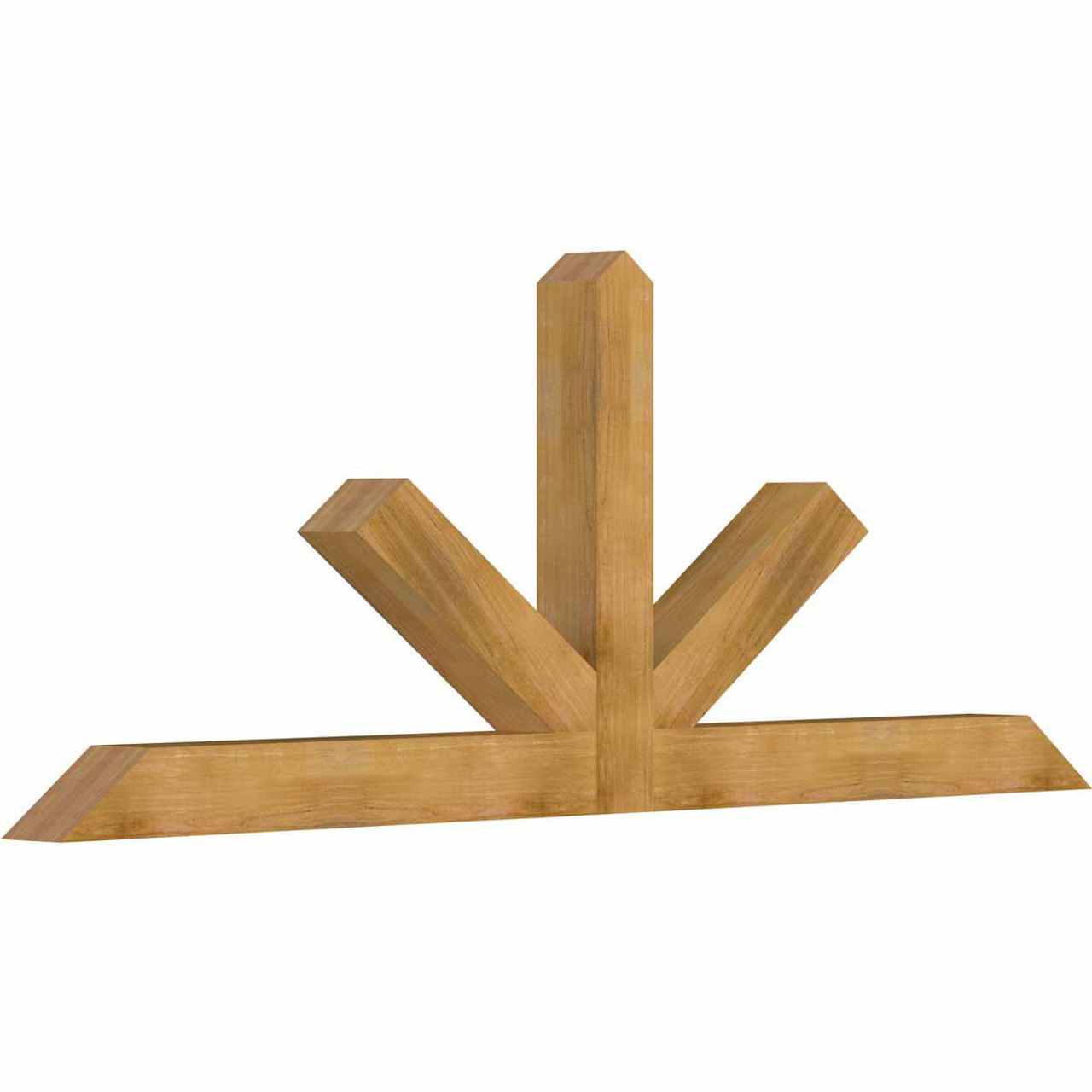 9/12 Pitch Saratoga Rough Sawn Timber Gable Bracket GBW108X40X0606SAR00RWR