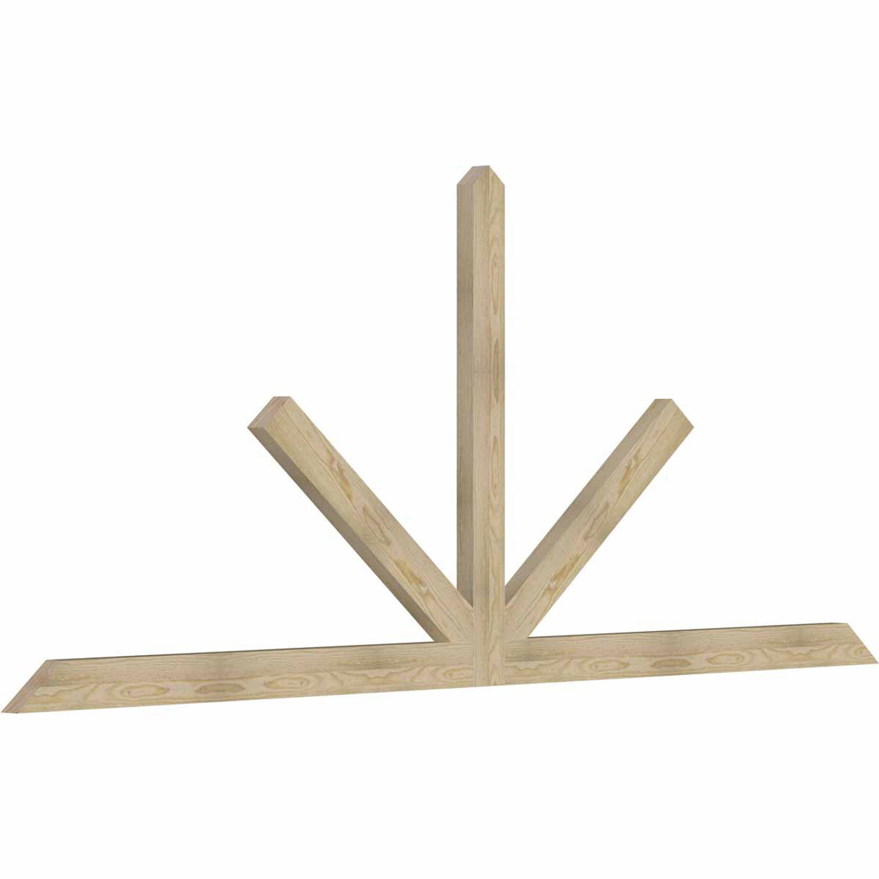 10/12 Pitch Saratoga Rough Sawn Timber Gable Bracket GBW108X45X0204SAR00RDF