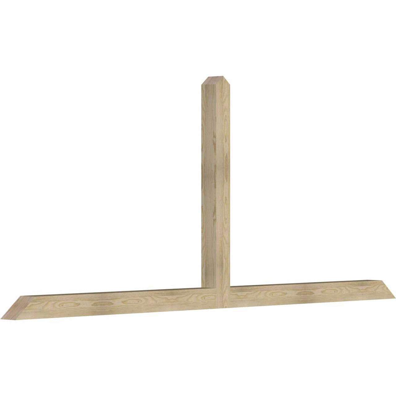 10/12 Pitch Portland Rough Sawn Timber Gable Bracket GBW108X45X0404POR00RDF