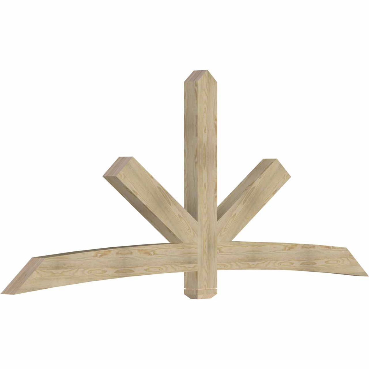 10/12 Pitch Alberta Rough Sawn Timber Gable Bracket GBW108X45X0406ALB00RDF