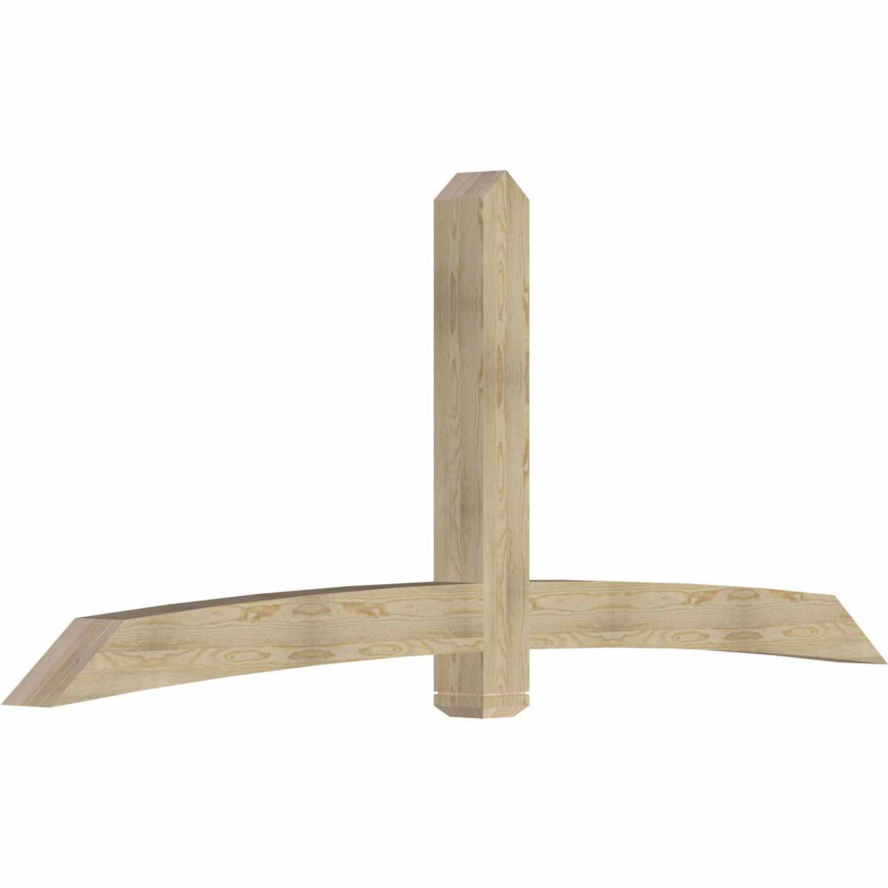 10/12 Pitch Bellingham Rough Sawn Timber Gable Bracket GBW108X45X0606BEL00RDF