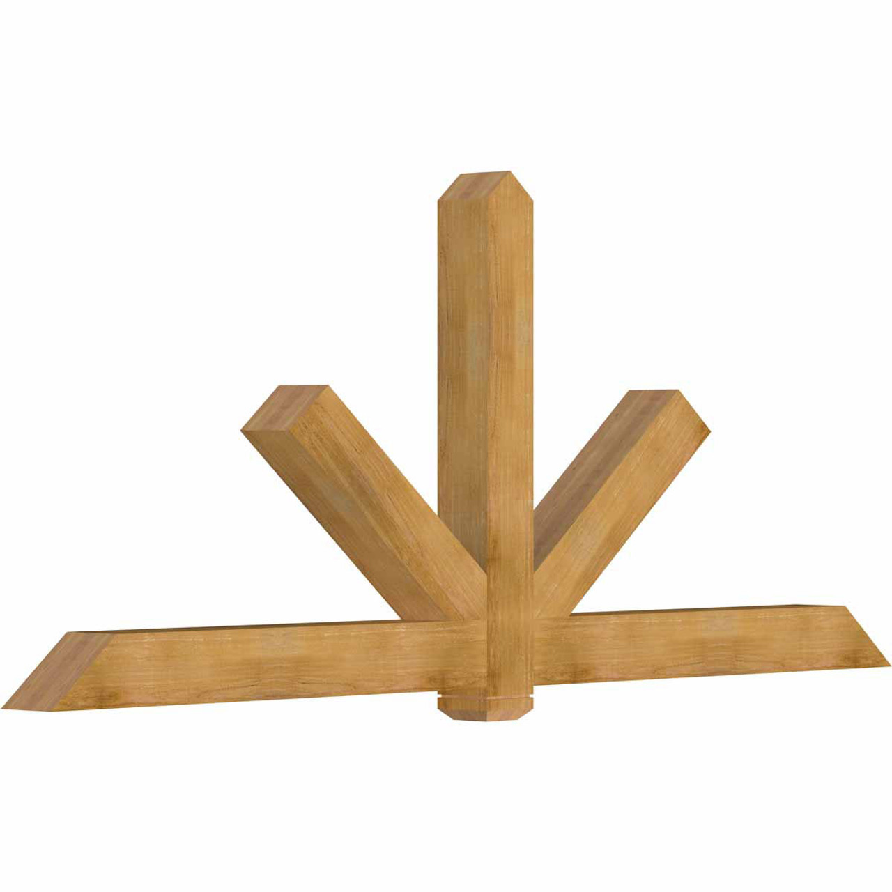 10/12 Pitch Kennewick Rough Sawn Timber Gable Bracket GBW108X45X0606KEN00RWR