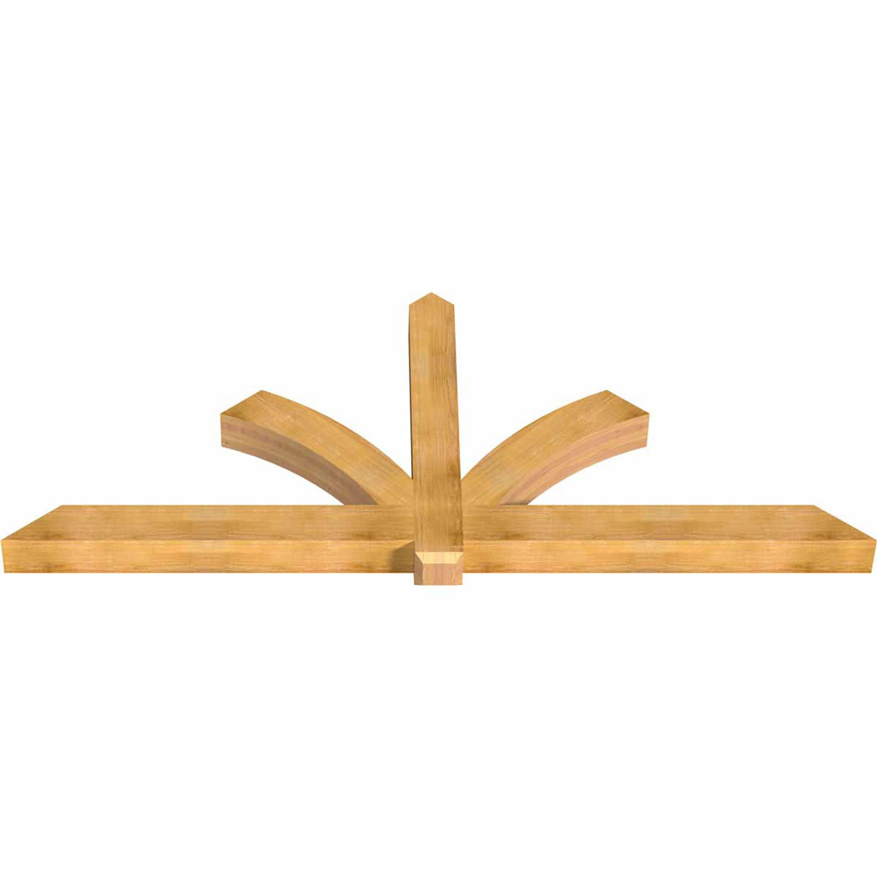 10/12 Pitch Redmond Rough Sawn Timber Gable Bracket GBW108X45X0606RED00RWR