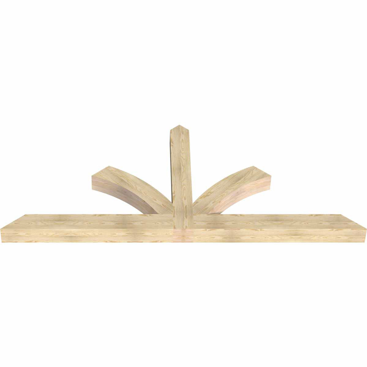 10/12 Pitch Richland Rough Sawn Timber Gable Bracket GBW108X45X0606RIC00RDF