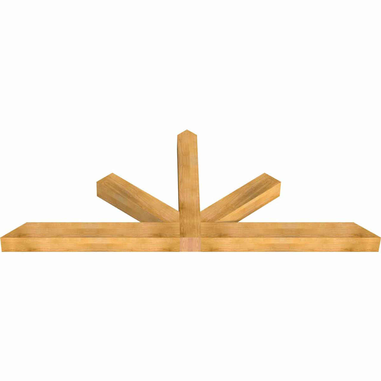 10/12 Pitch Saratoga Rough Sawn Timber Gable Bracket GBW108X45X0606SAR00RWR