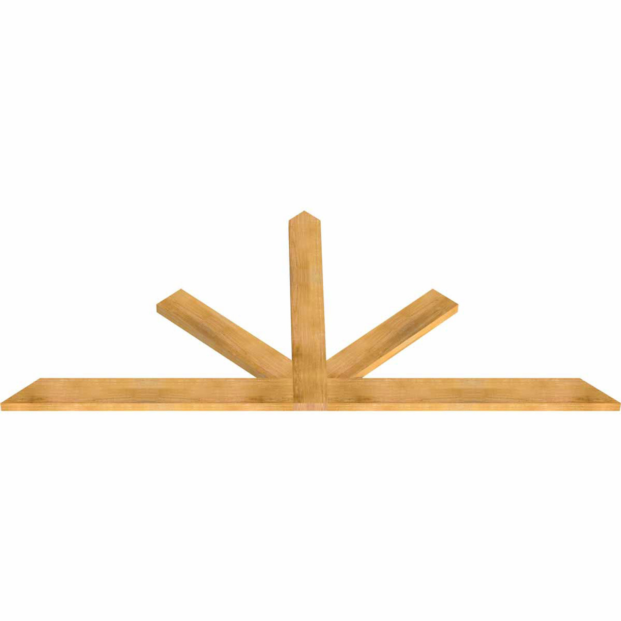 11/12 Pitch Saratoga Rough Sawn Timber Gable Bracket GBW108X49X0206SAR00RWR