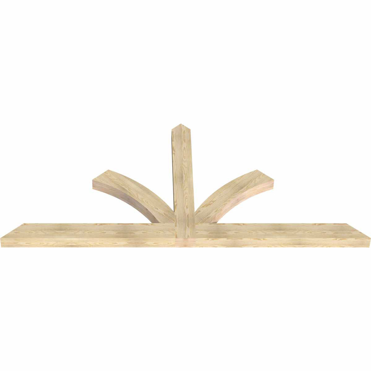 11/12 Pitch Richland Rough Sawn Timber Gable Bracket GBW108X49X0406RIC00RDF